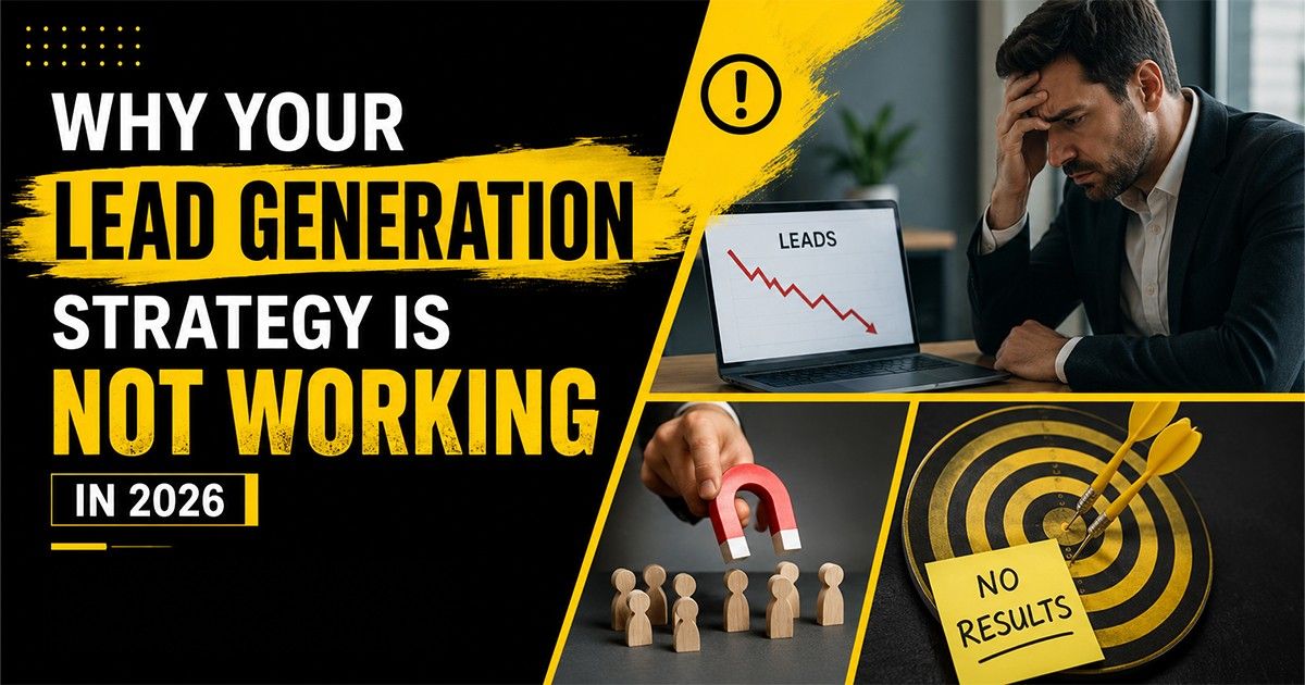 Why Your Lead Generation Strategy Is Not Working in 2026