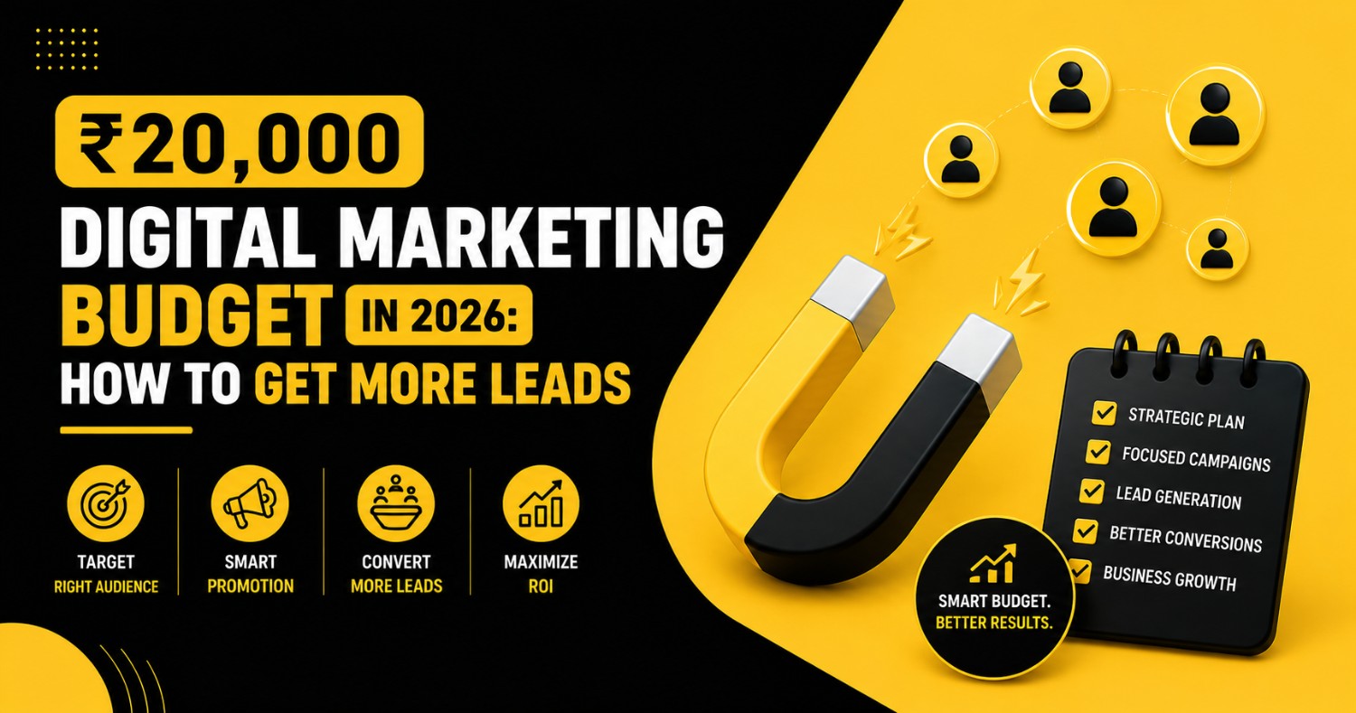 ₹20,000 Digital Marketing Budget in 2026: How to Get More Leads